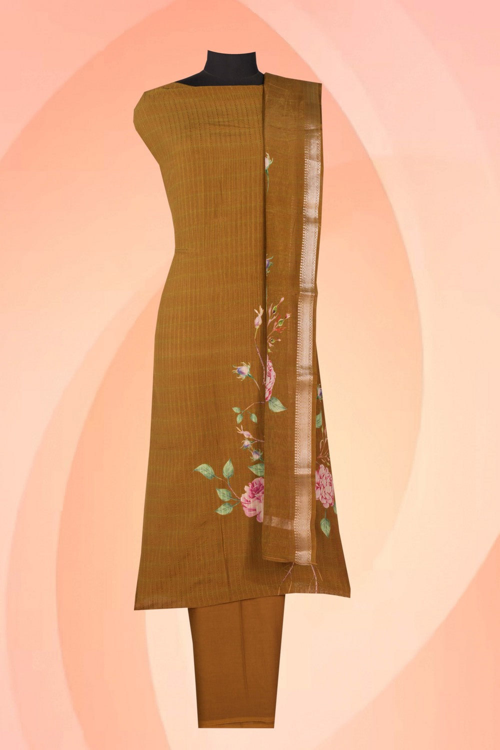 Image of Unstitched Suit Set Fabric (3 Pcs Set)